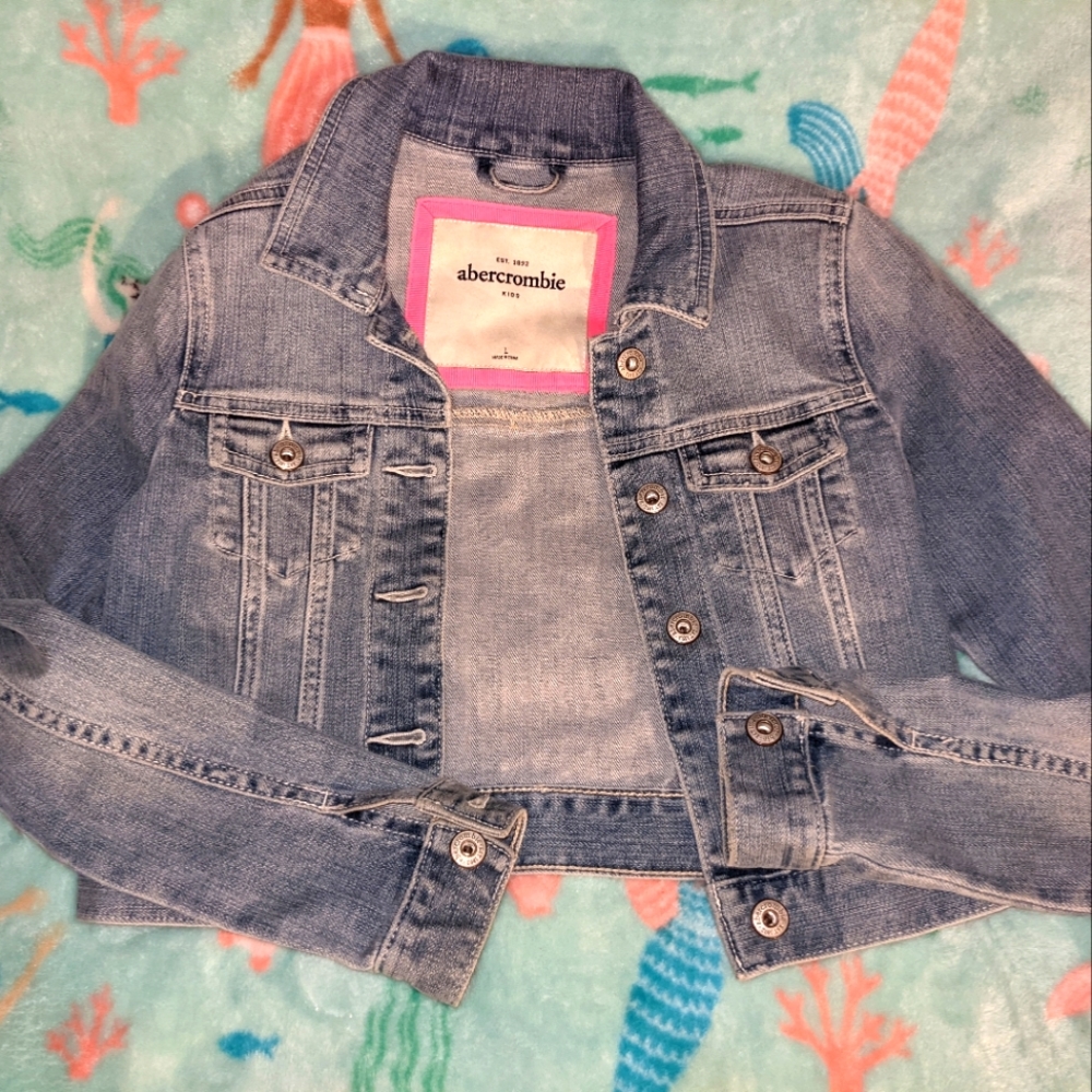 Girls Abercrombie jean jacket